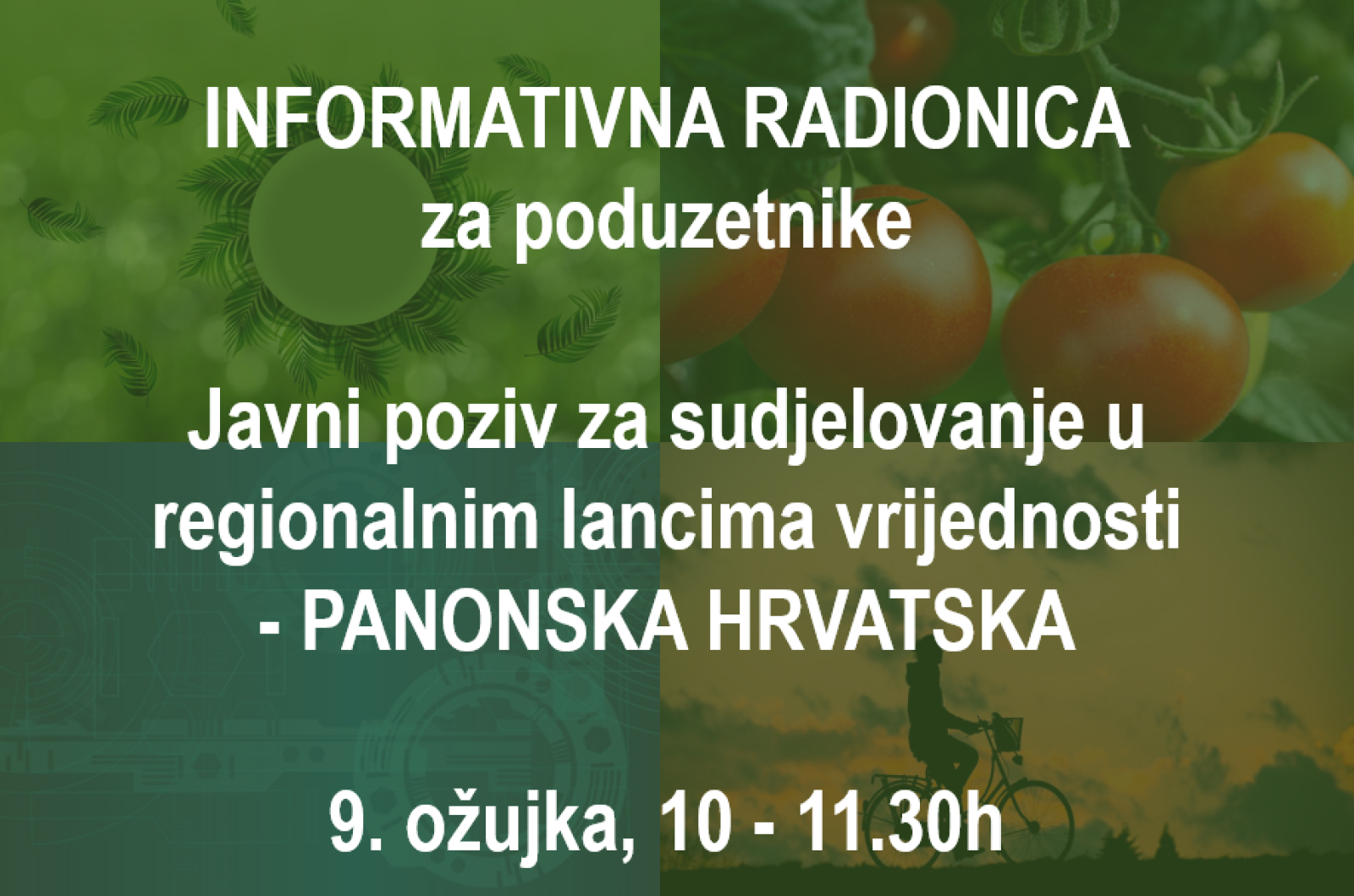 Objavljen Javni poziv za sudjelovanje u regionalnim lancima vrijednosti