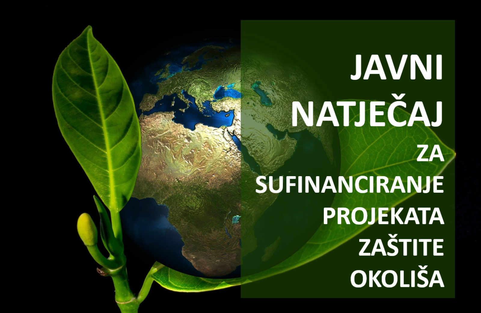 Objavljen Javni natječaj za sufinanciranje projekata zaštite okoliša