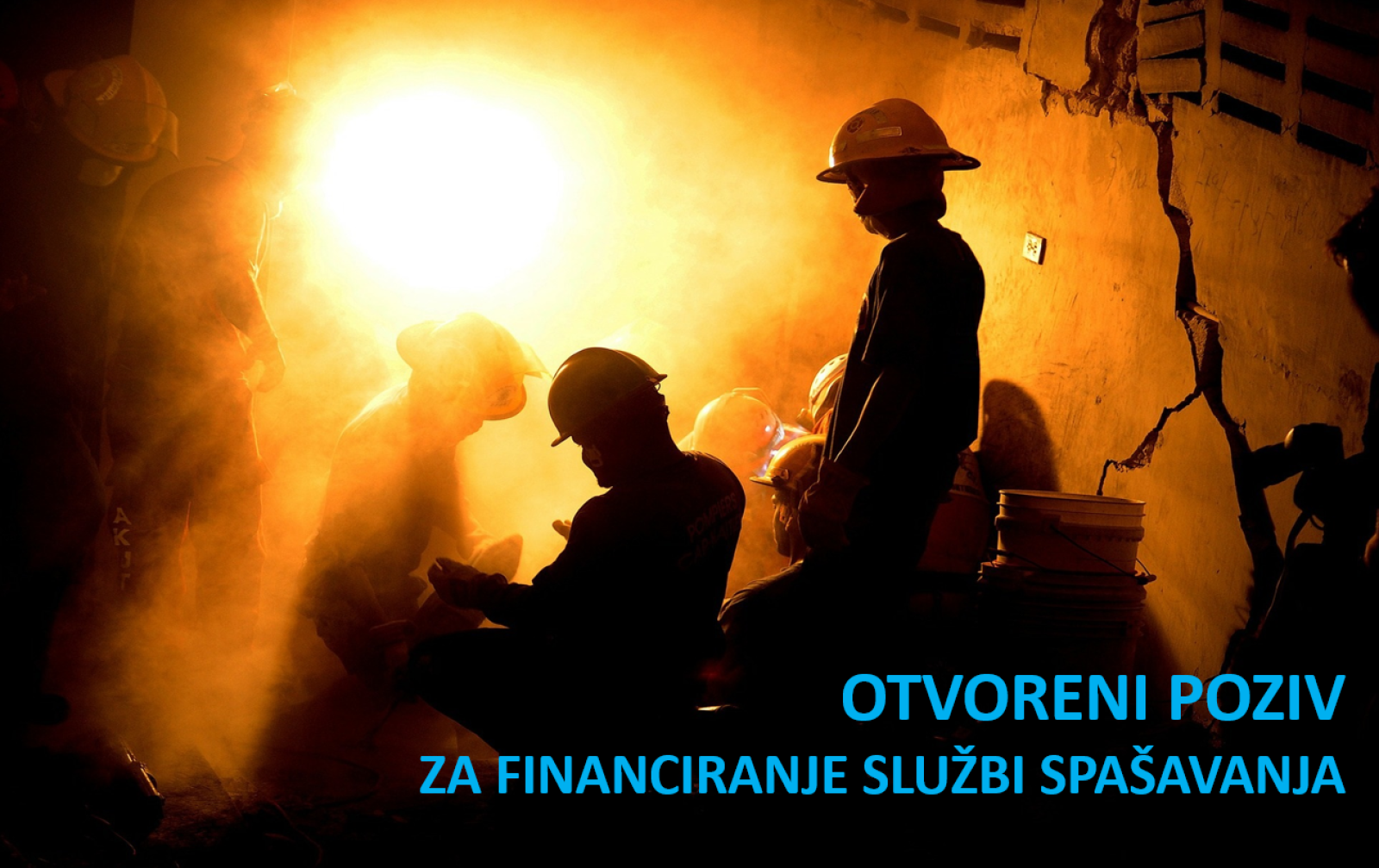 Objavljen Otvoreni poziv za nadoknadu javnih rashoda za financiranje službi spašavanja za potrebe stanovništva nastalih kao posljedica serije potresa