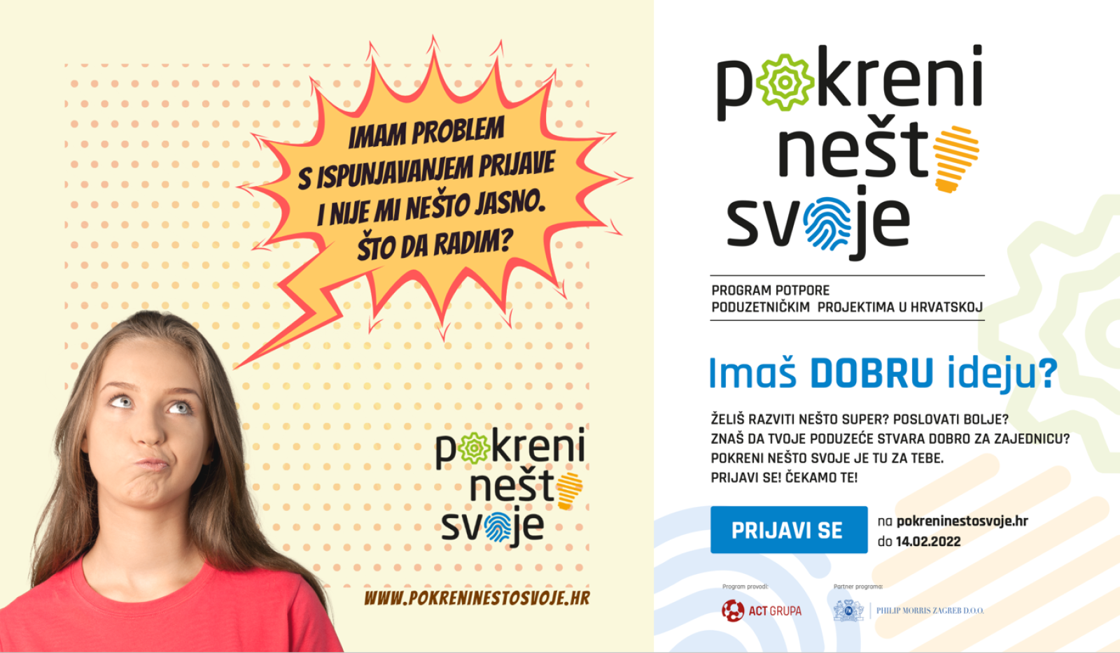 Otvoren je program potpore poduzetnicima „Pokreni nešto svoje“