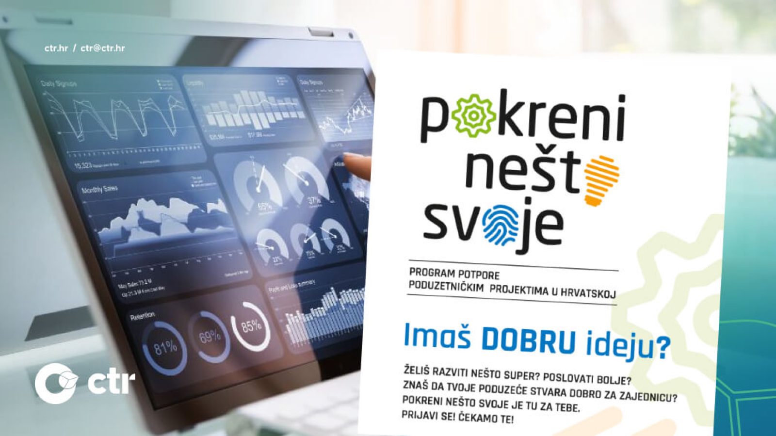 ACT grupa je objavila za natječaj za mikropoduzetnike “Pokreni nešto svoje”