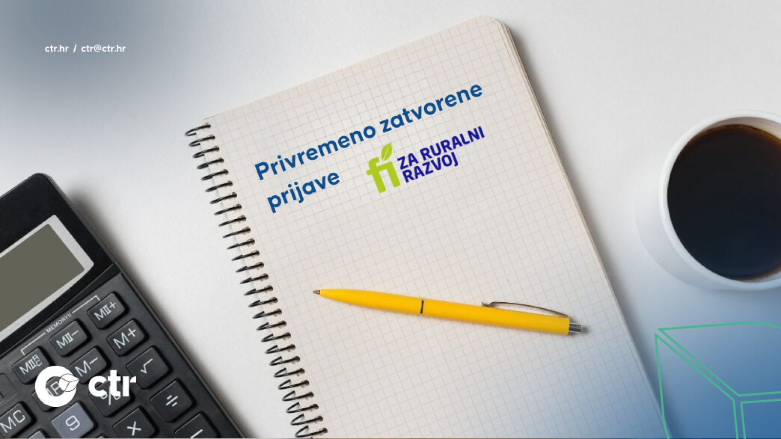 Privremeno zatvaranje prijava za Male zajmove za investicije iz Programa za ruralni razvoj